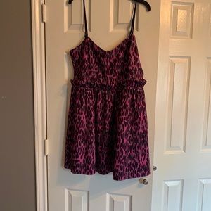 ASOS Purple Leopard Print Dress